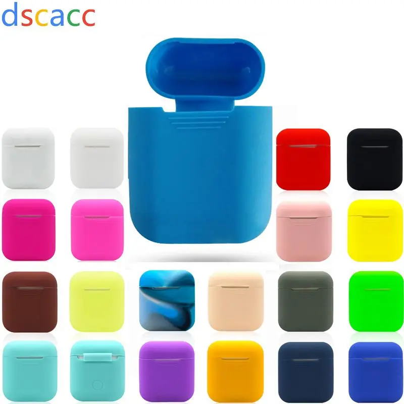Мягкий силиконовый чехол для беспроводных наушников Bluetooth Air Pods Apple AirPods 100 шт. |