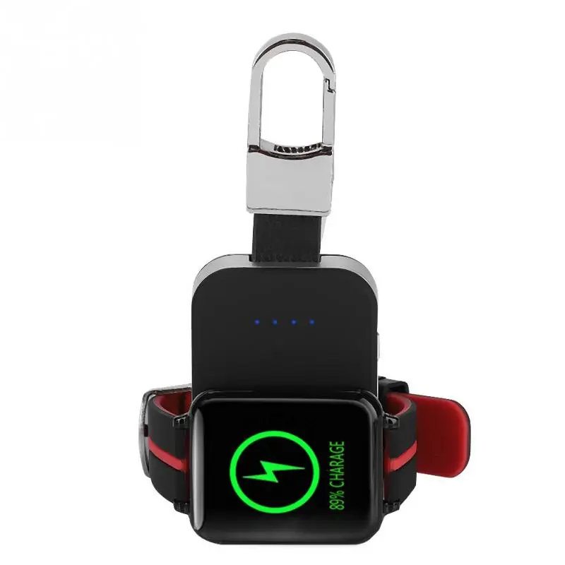 Портативное Мини QI Беспроводное зарядное устройство для Apple iWatch 1 2 3 4 Внешний