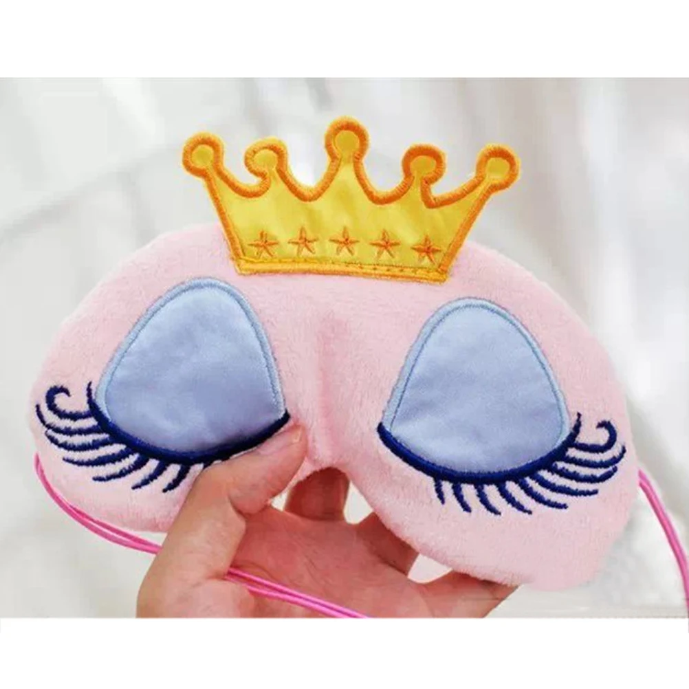 Мультяшная маска для сна глаз пластырь с эластичным ремешком женщин и девочек