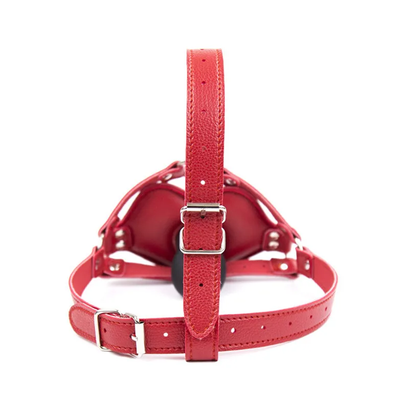 Adult Products Penis Insert Oral Sex Gag For Men Woman Erotic Game Open Mouth Toys Leather Bondage |