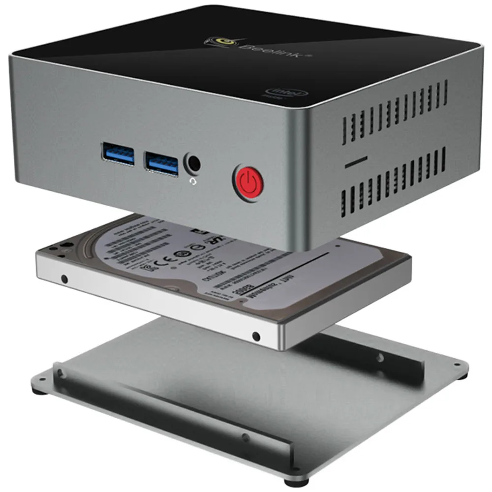 Мини ПК Beelink J45 Intel Apollo Lake Pentium J4205 2 4 ГГц 5 8 Wi Fi BT4.0 поддержка 4K H.265 1000