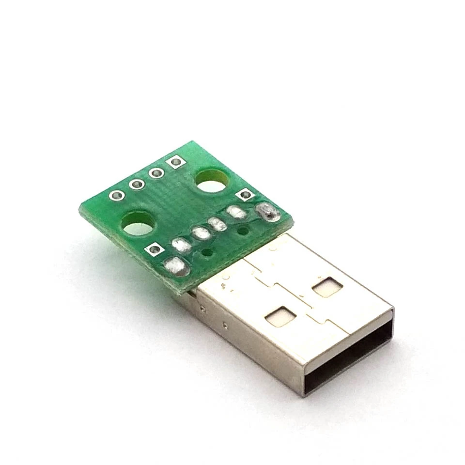 Адаптер USB для DIP адаптера 4 контакта 2 54 мм печатной платы источник питания набор