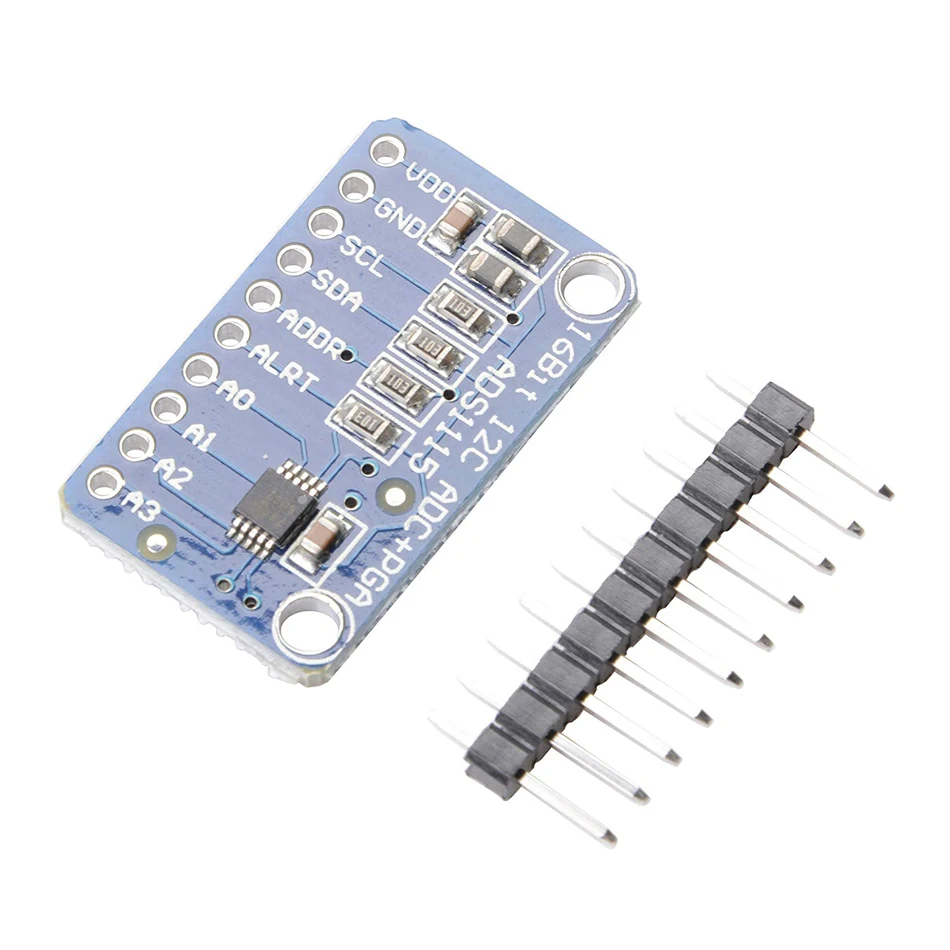 ADS1115 16 битный 4 канальный I2C IIC аналогово цифровой ADC PGA преобразователь с