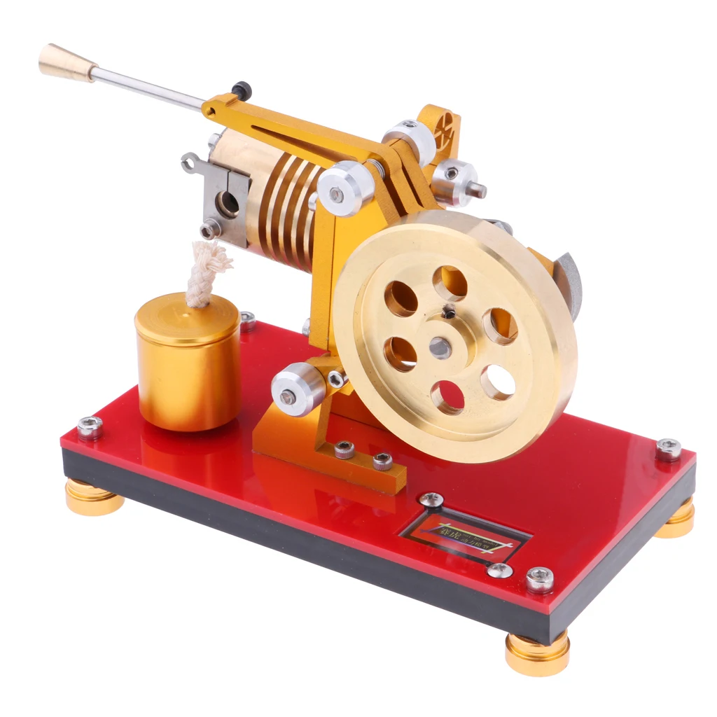 

Mini 200-2000RPM Flame Licker Eater Stirling Engine Model Motor Power Mechanism DIY Kits Educational Science Toy