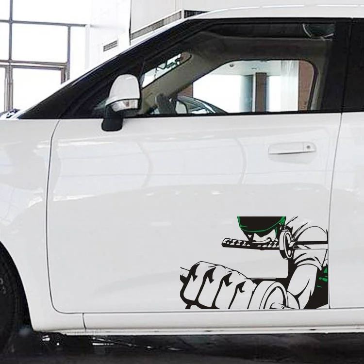1 пара одна штука Roronoa Zoro наклейки для автомобиля корпус автомобильной двери