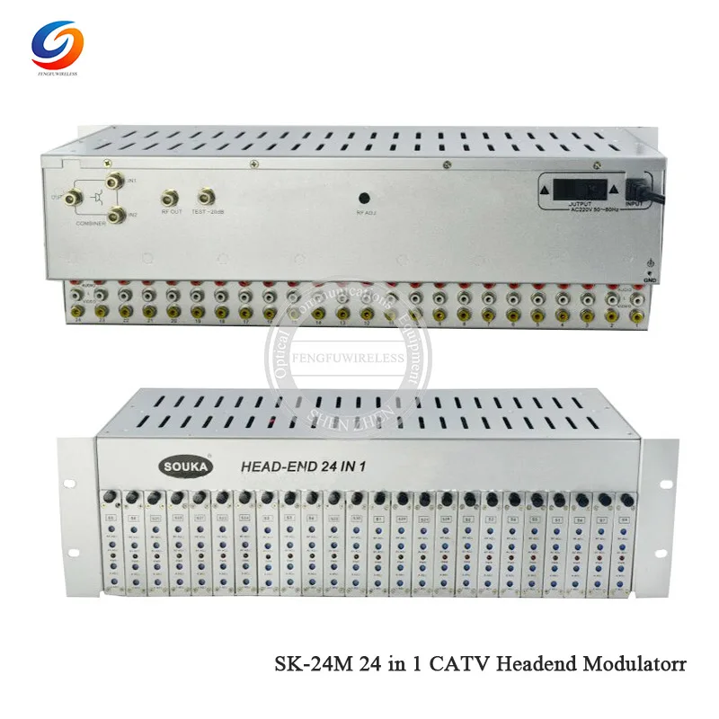 Хит 2019! Высокое качество цифровой SK-24M 24 в 1 catv головной модулятор CATV | Мобильные