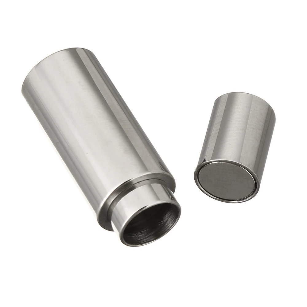 

Stainless Steel Magnetic Clasp Column, oril color, 24x9mm, Hole:Approx 6mm, 10PCs/Lot, Sold By Lot