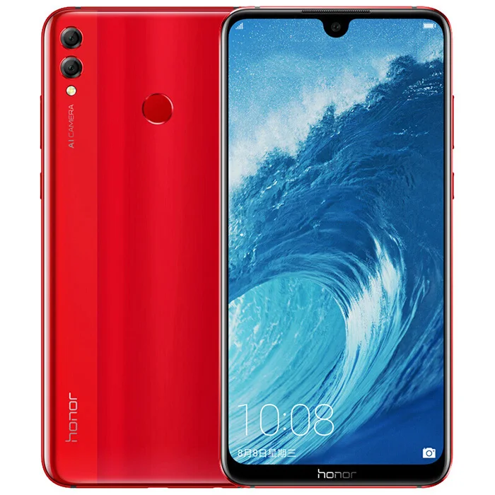 Honor 8X Max 7 12 дюйма Мобильный телефон Android 8 1 16 МП Восьмиядерный экран отпечатков