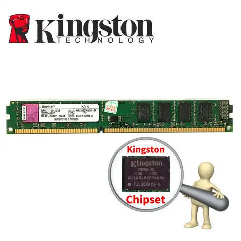 Оперативная память Kingston для ПК, модуль памяти для настольного компьютера, DDR3 2 Гб, 4 Гб, 8 Гб, PC3 1333, 1600 МГц, DDR2, 800 МГц