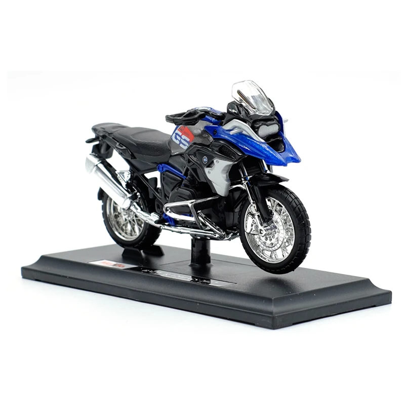 MAISTO 1:18 R1200GS 2017 сплав литья под давлением модель мотоцикла работоспособная