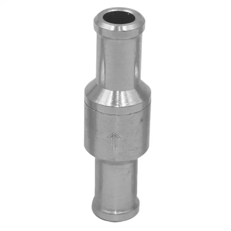 

6/8/10/12mm Aluminium Alloy One Way Fuel Non Return Check Valve Petrol Diesel for Car Vacuum Hose Oil Water Pumps