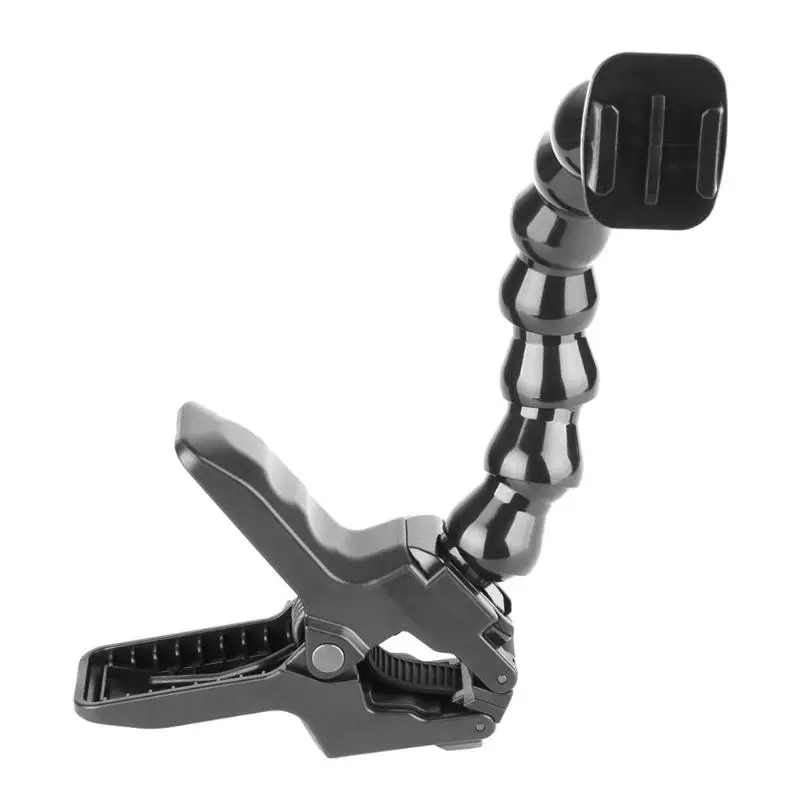 8 Sections Gooseneck Adjustment Jaws Flexible Clamp Mount Holder Clip for GoPro Hero 7 6 5 For Go Pro Action Camera Accessories |