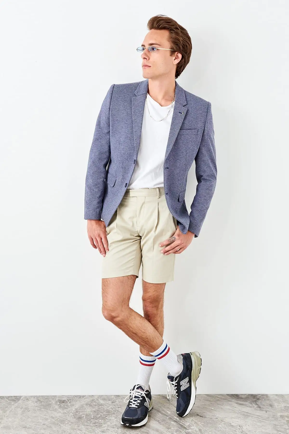 Trendyol новый темно синий мужской Slim Fit булавки Ceket TMNSS19RA0003|Женские куртки| |