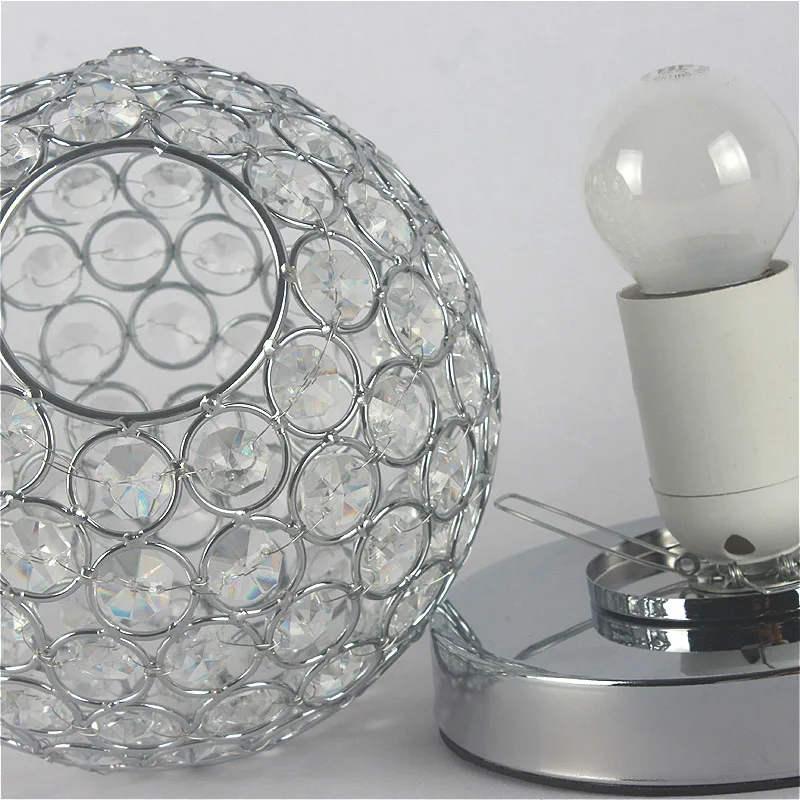 Современная Хрустальная настольная лампа в гранулах креативная прикроватная