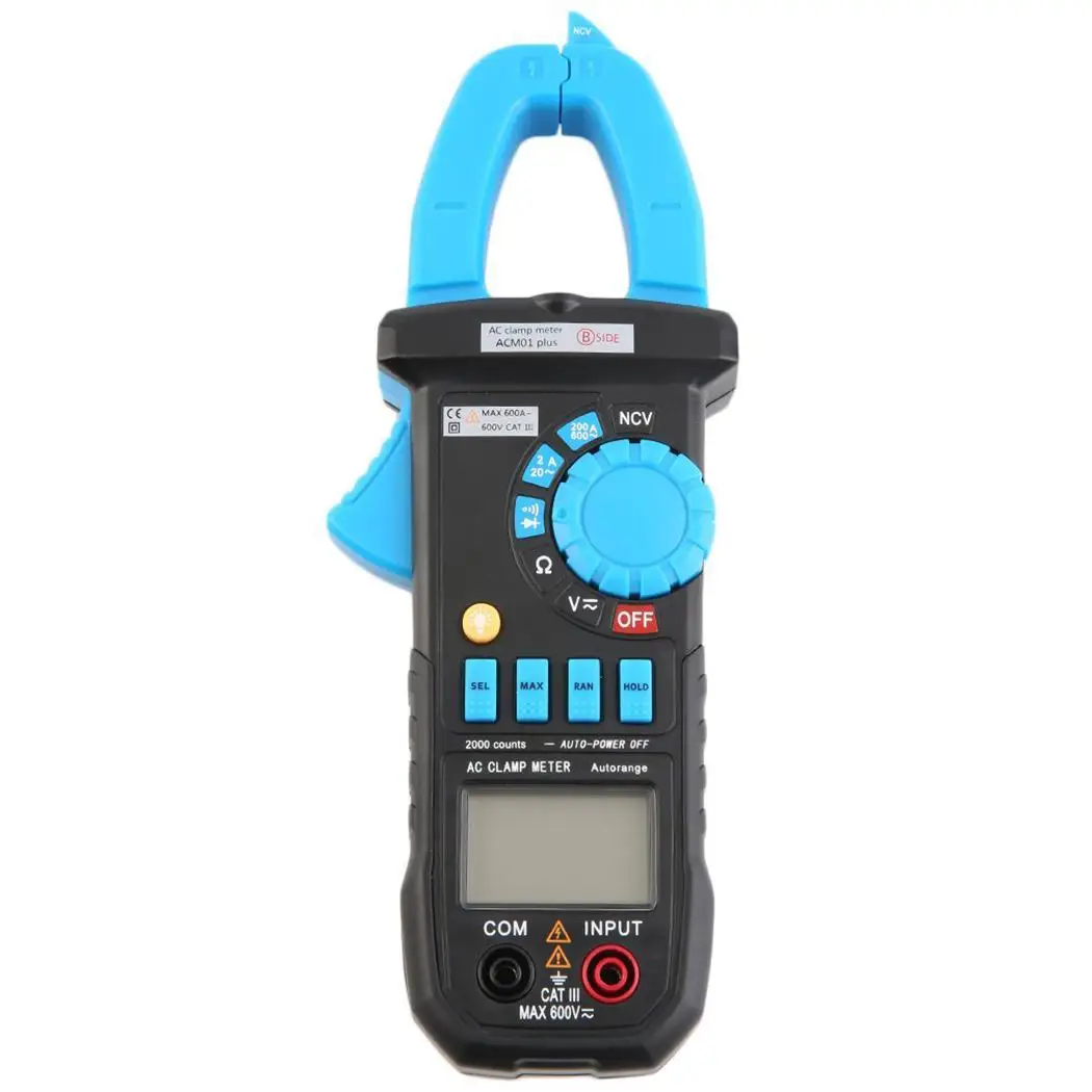 BSIDE ACM01 PlUS Digital AC 600A 0C~40C 600V 1999. -10C~50C Clamp Multimeter Volt 0.1%-99.9% Yes Amp Tester | Инструменты