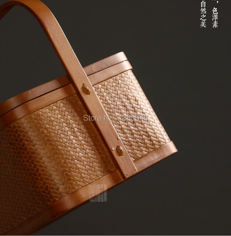 Чайная коробка 36x21x25 см бамбуковый вязаный чайный сервиз дорожный чайная чашка