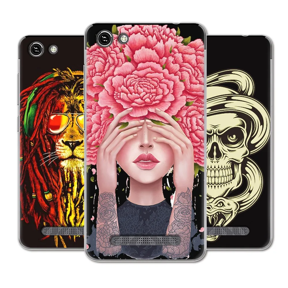 Soft Phone Case Silicone Cover For Itel P12 TPU Fashion Colorful Pattern Painted Transparent |