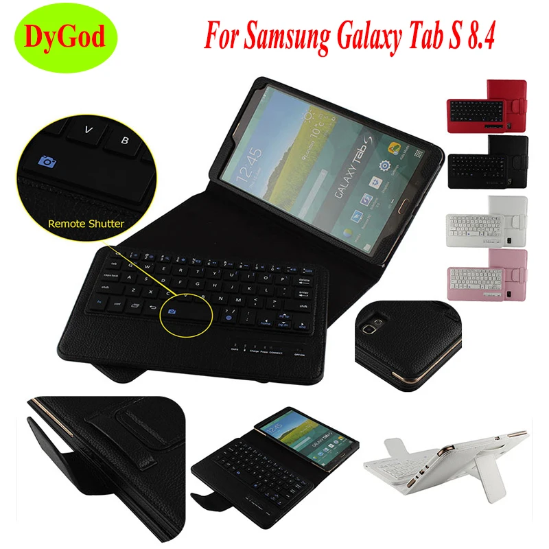 Беспроводной Bluetooth клавиатура чехол для Samsung Galaxy Tab S T700 705 8 4 ''Tablet Защитный CasePU