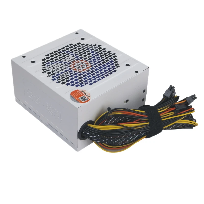 90-270V Max 550W блок питания компьютера ПК Cpu 12V 20 + 4Pin 120Mm тихий вентилятор Pcie-E Sata адаптер