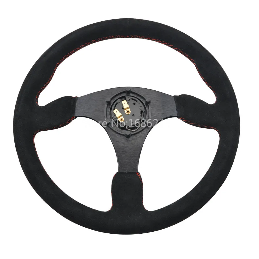 Steering wheel 14inch 350mm Drifting Wheel / Suede Leather Racing Drift Wheels High Quality | Автомобили и мотоциклы