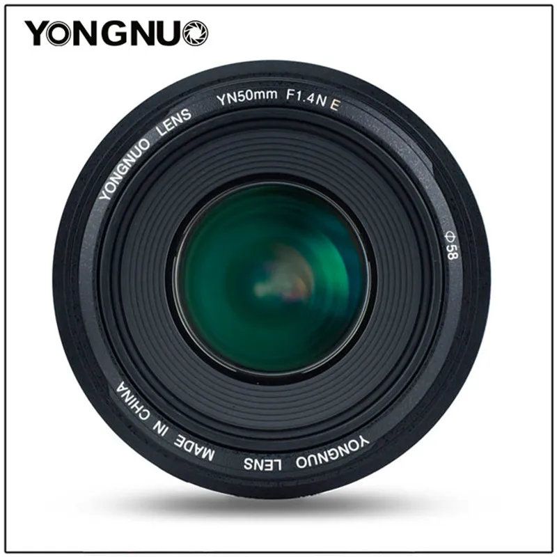 YONGNUO YN50mm F1.4N E Standard Prime Lens 50mm F1.4 Large Aperture For Nikon D5 D4 D3 D810 D800 D750 D300 D7100 D7000 D5600 etc |