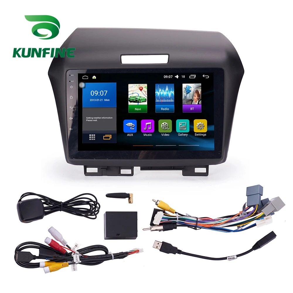 Восьмиядерный 1024*600 Android 8 1 автомобильный DVD GPS навигационный плеер Deckless стерео для
