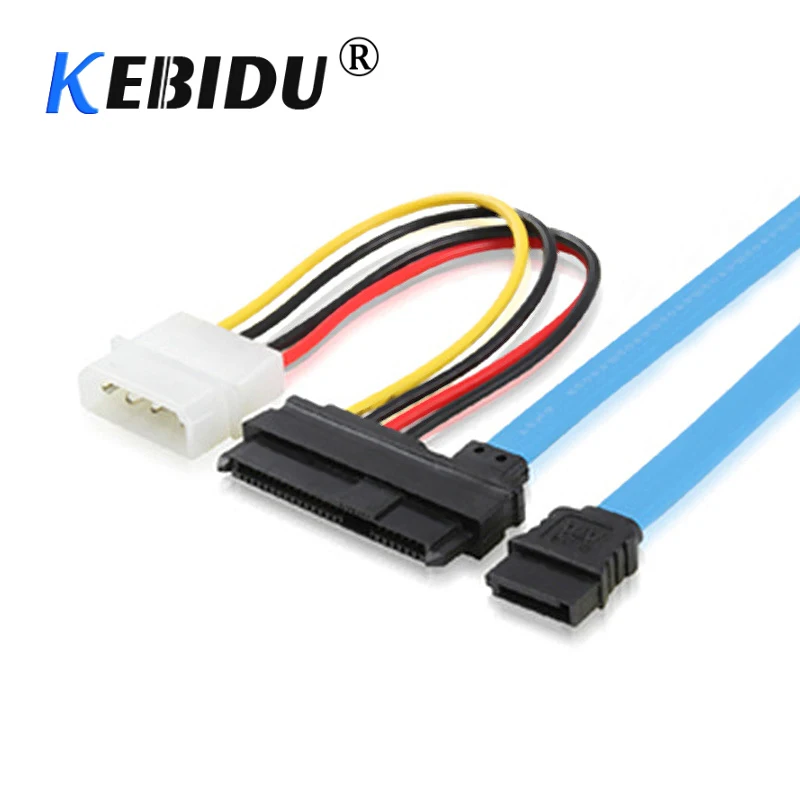Kebidu ATA на SAS 7 Pin SATA 29 & 4 Кабель Штекерный Разъем адаптер конвертер для жесткого