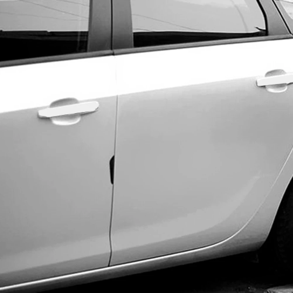 4 Pcs Carbon Fiber Car Doors Edge Guards Protectors Universal Side Protection Bumper Protector Trim Guard Sticker | Автомобили и