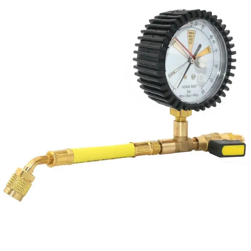 

Air Conditioning Refrigeration Storage Pressure Gauge Nitrogen Pressure Maintaining Meter For R134a, R22, R407C, R410A