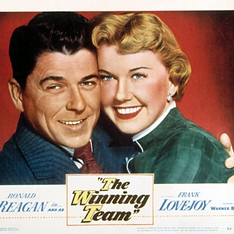 Победившая команда Рональд Рейган Дорис день 1952 фильм плакат Masterprint (28x22)|Таблички