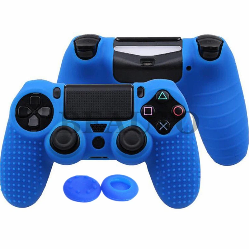Для Dualshock Playstation 4 PS4 Slim Pro контроллер силиконовый чехол резиновый кожный колпачок