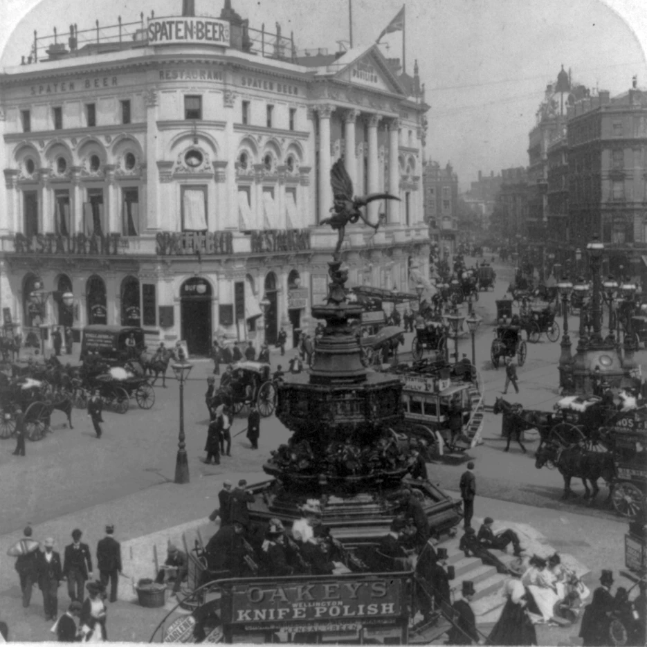 Piccadilly Circus 1896 постер печать по науке источник (18x24)|Таблички и знаки| |