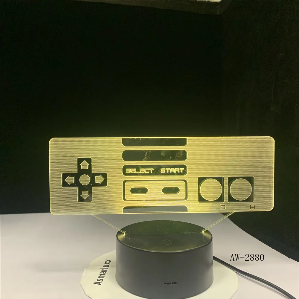 Светодиодная настольная лампа 3D с USB подсветкой 7 цветов|Ночники| |