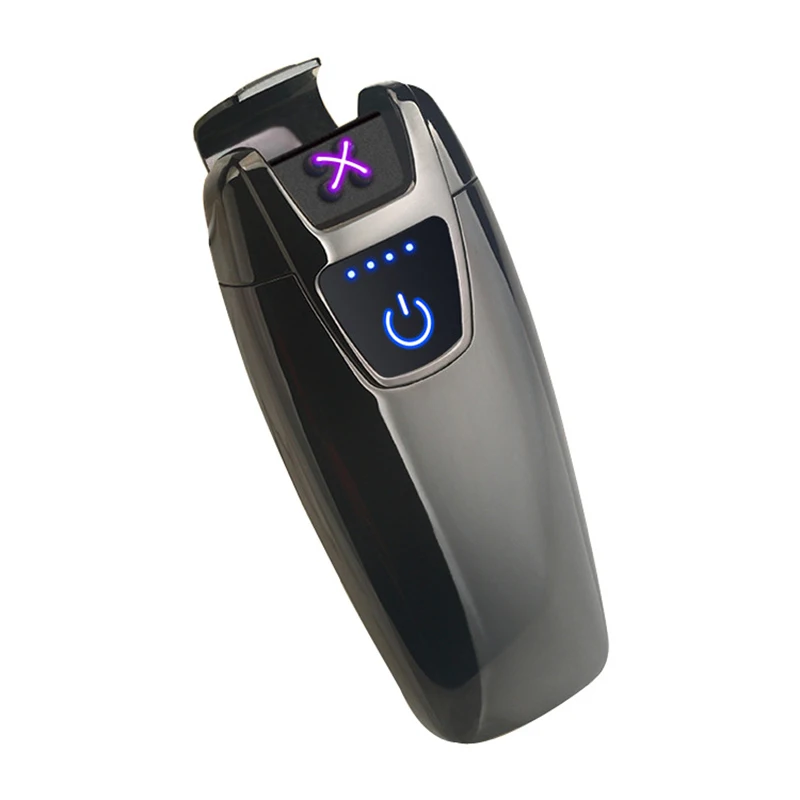 Новинка тонкая сигарета с зарядкой от Usb зажигалка экраном для нажатия