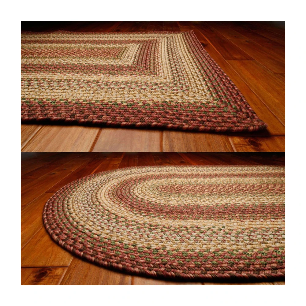 Homespice Barcelona Indoor/Outdoor Braided Rug 2' x 3' Oval - Multicolor | Дом и сад