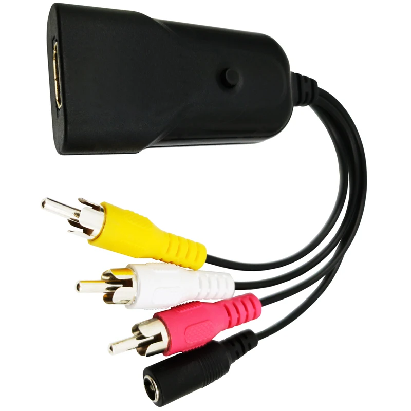 Переходник HDMI AV CVBS 3RCA переходник мама папа HDMI2AV стандартный HD интерфейс для PS3 PS4