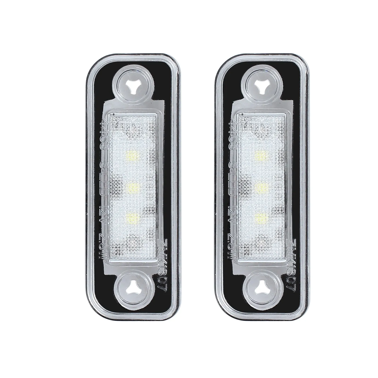 2 шт. светодиодные SMD лампы для номерного знака Mercedes Benz SLK R171 S203 W211 S211 / 1103 3 | Лампы и
