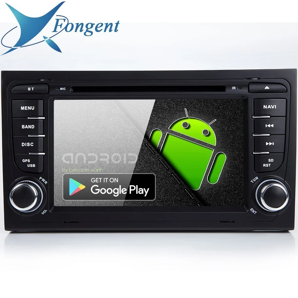 Для Audi A4 2002 2003 2004 2005 2006 2007 2008 Мультимедиа Android 9 0 блок автомобильный dvd плеер 4 Гб + 64 8