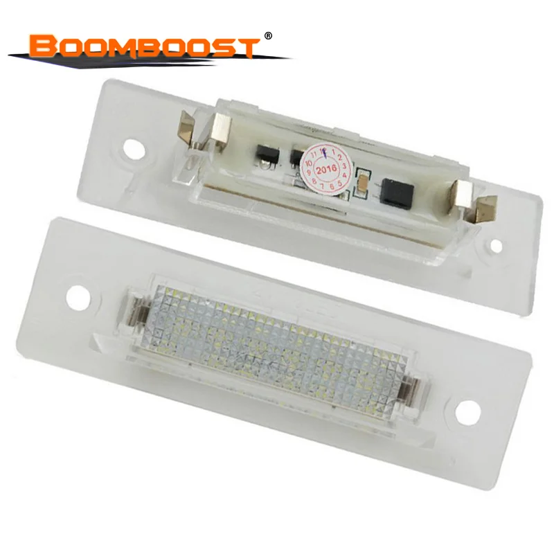 2 шт. Автомобильный светодиодный номерной знак лампа прозрачная рамка 18LED 3528SMD