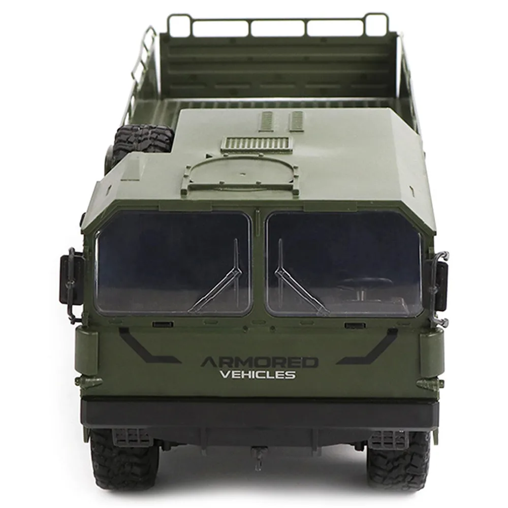JJRC Q64 1/16 дистанционного Управление RC игрушки автомобиля 2 4 г 6WD Военный Грузовик