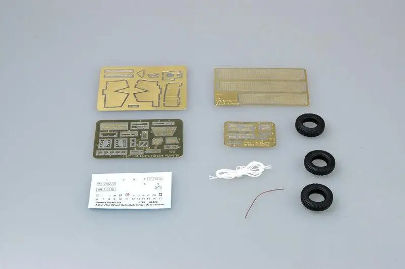 Trumpeter 1/35 01526 3 7 см Flak 37 Sd. Kfz.7/2 поздняя версия | Игрушки и хобби