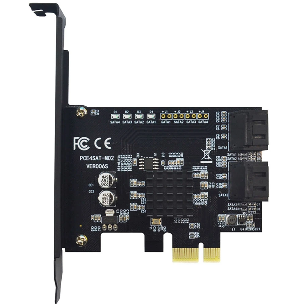 PPYY Новый адаптер для карт Pci E4 Msata Ssd и Sata3.0 Combo Express 6 Гбит/с Asm1061 Sl @ 88|Платы