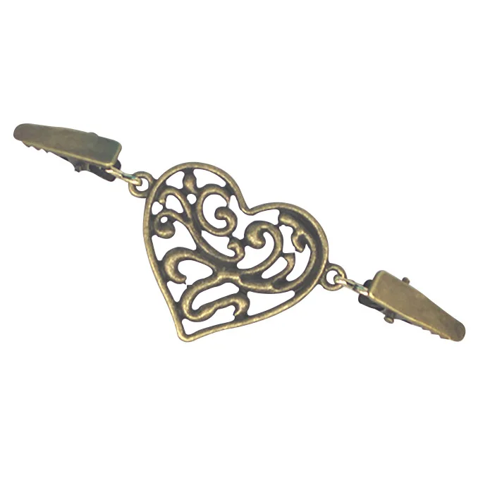 Женский кардиган свитер зажим для любви блуза булавка шали клипсы броши воротник