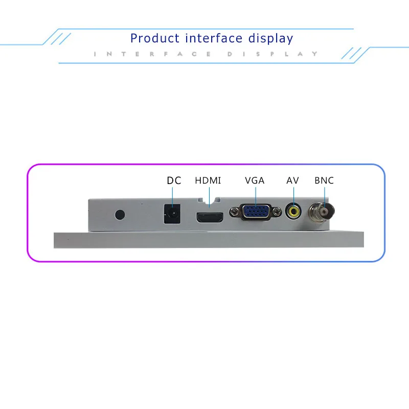 7 дюймовый белый медицинский встроенный дисплей HD Промышленный экран - Фото №1