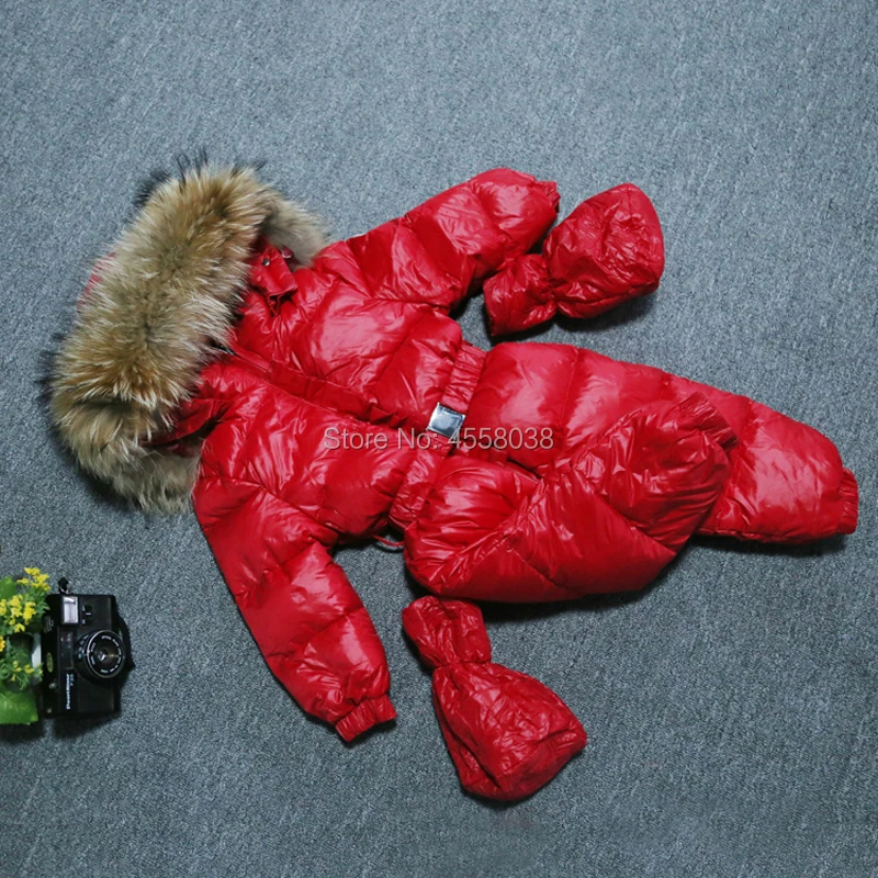 Baby Winter Clothing Set Outerwear High Quality Ski Suit Children Integrated boys girls Outdoor Suits winter girl | Детская одежда и