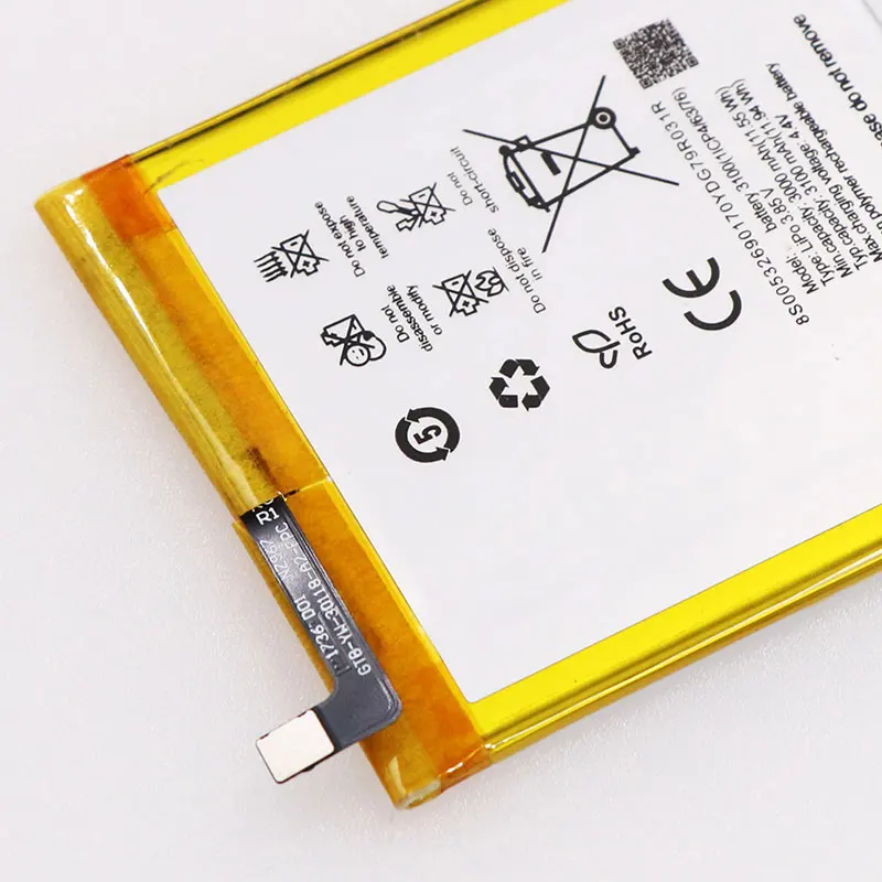 JRZ для BQ V 3100 (1ICP4/63/76) батарея телефона 3000/3100 мАч Высокая емкость сменные батареи с