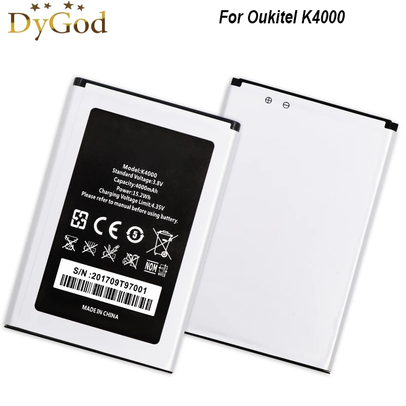 Для Oukitel K4000 Батарея Новый высокое качество 4000 мАч Резервная аккумуляторная