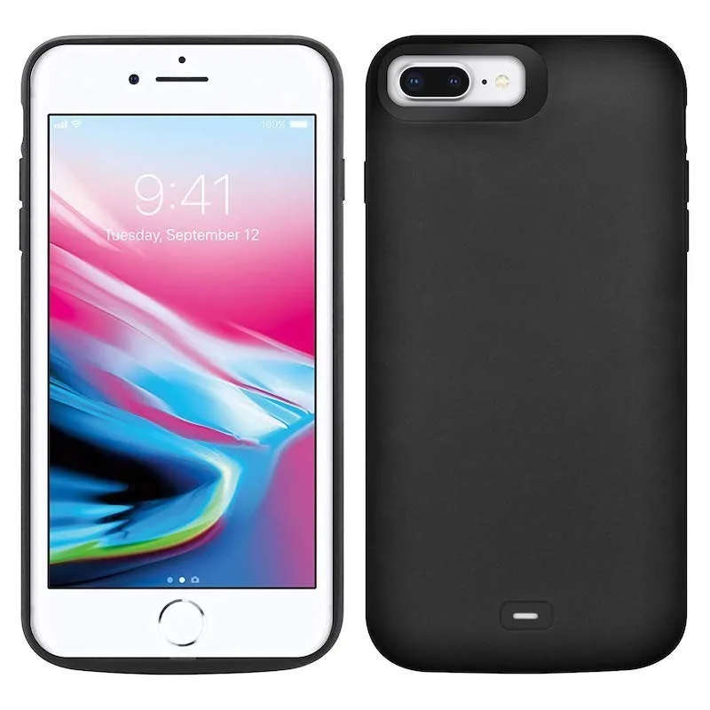 Ext power 8000/5000 мАч чехол для батареи IPhone 8 7 6 6s Plus внешний Перезаряжаемый черный