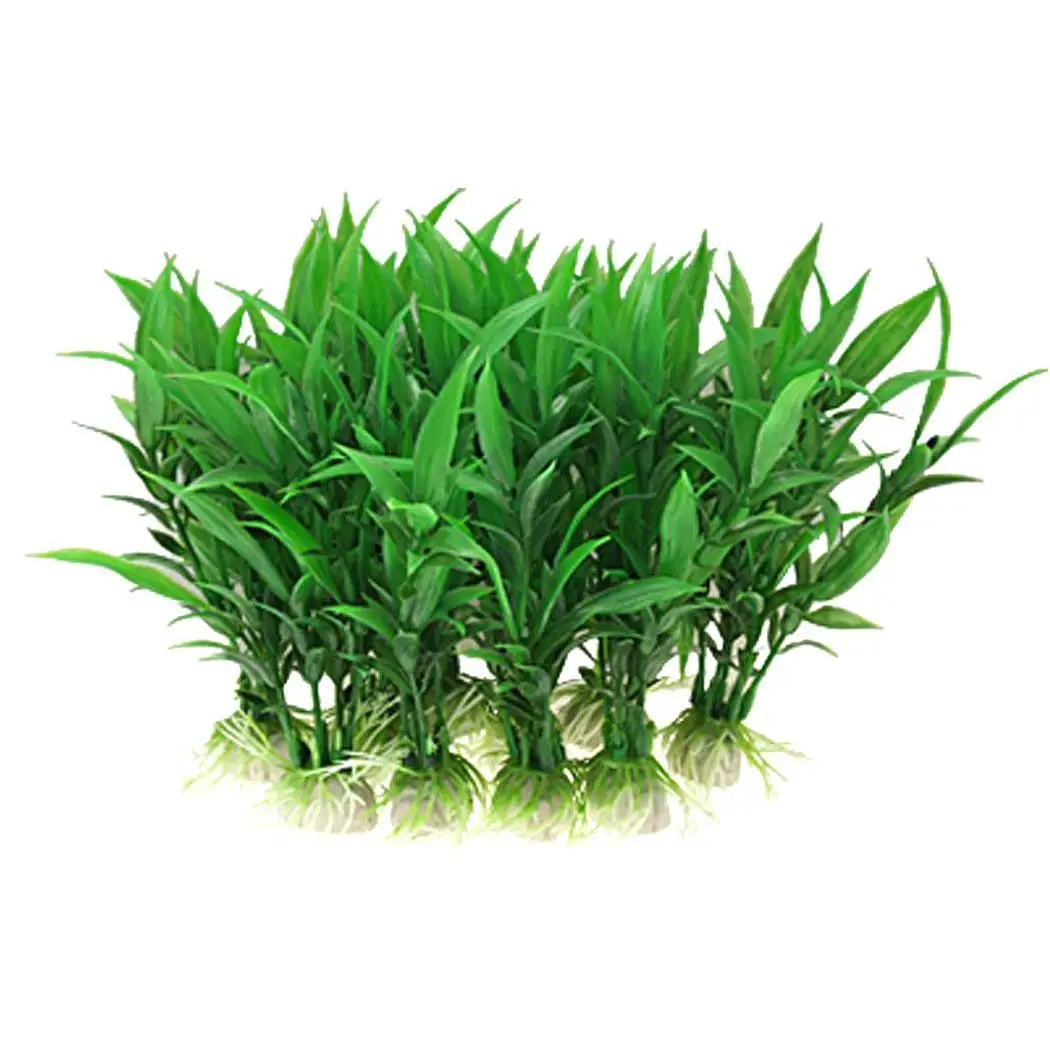 Нетоксичный Аквариум Зеленый Искусственные растения Трава 145 г/компл. аквариум