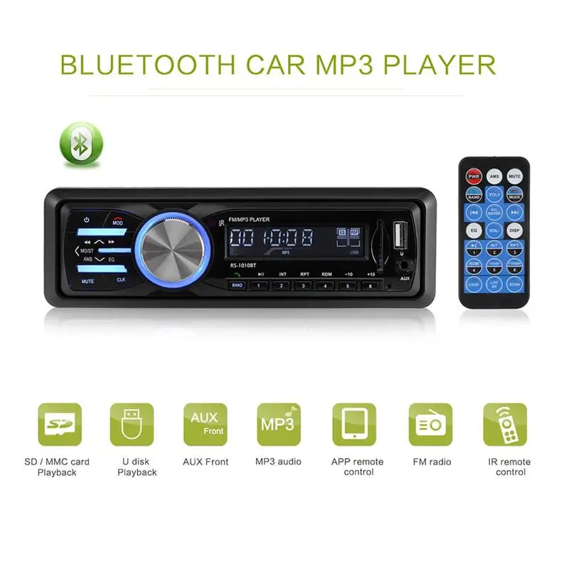 В тире MP3 радио плеер Bluetooth стерео аудио Поддержка Android приложение управление